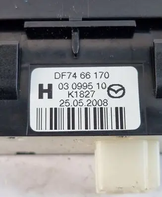 Mazda 2 Headlight level height control switch DF7466170