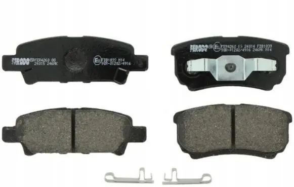 Mitsubishi Lancer Brake pads (rear) FDB1839