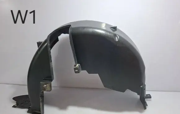 Rear arch fender liner splash guards
