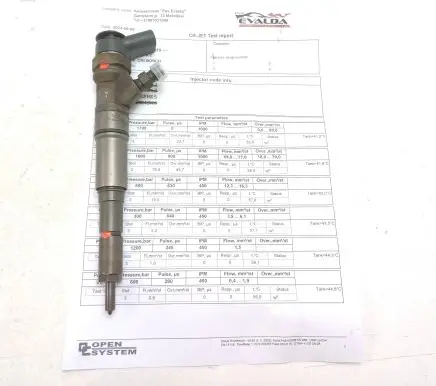 BMW 5 E60 E61 Fuel injector 7792096 0445110219