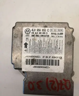 Audi Q7 4L Airbag control unit/module 4L0959655C 4L0910655D