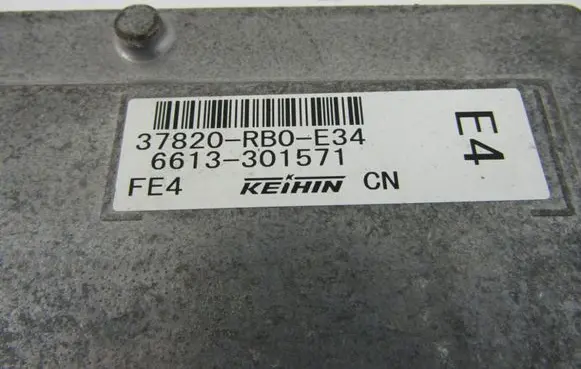Honda Jazz Engine control unit/module 37820-RB0-E34; 6613301571