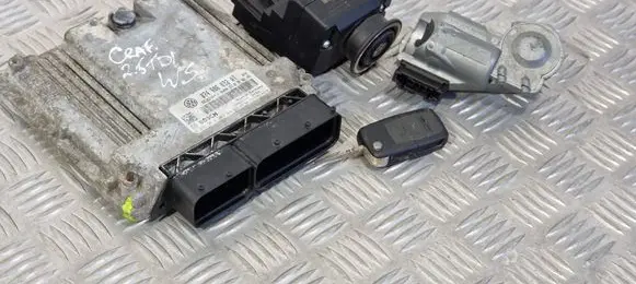 Volkswagen Crafter Engine ECU kit and lock set 074906032AT 1039S20406 EDC16CP344