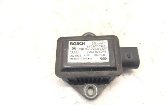 Audi A6 S6 C5 4B ESP acceleration yaw rate sensor 8E0907637A 0265005245