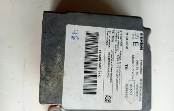 Peugeot 307 Airbag control unit/module 9645840780
