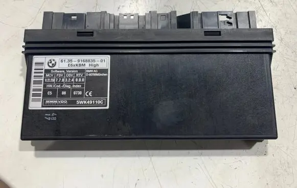 BMW 5 E60 E61 Comfort/convenience module 9168835 5WK49110C 770324000