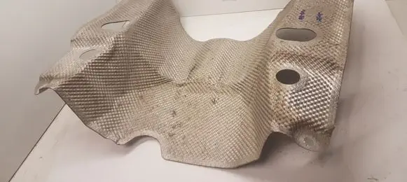 Audi A8 S8 D4 4H Exhaust heat shield 4H0825671F
