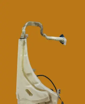Volkswagen Touareg I Windshield washer fluid reservoir/tank 7L0955453D