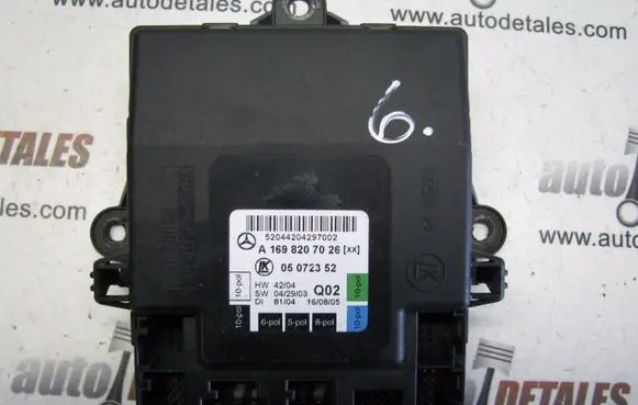 Mercedes-Benz B W245 Door control unit/module A1698207026