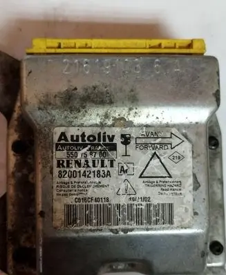 Renault Laguna II Airbag control unit/module 8200142183A 550758700 00160F40118