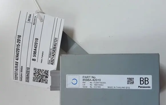 Toyota RAV 4 (XA40) Other control units/modules 8598A42010