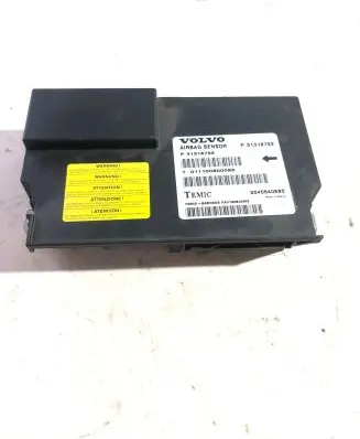 Volvo XC60 Airbag control unit/module 31318792 00405408B2 011100800086