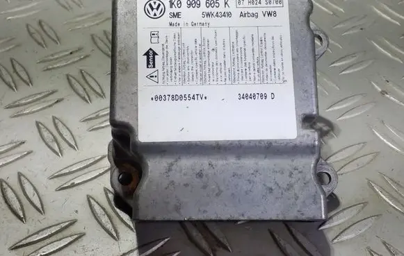 Audi A4 S4 B7 8E 8H Airbag control unit/module 1K0909605K 5WK43410