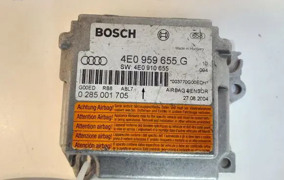 Audi A8 S8 D3 4E Airbag control unit/module 4E0959655G 4E0910655