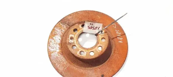 Audi A6 S6 C6 4F Rear brake disc neventiliuojamas