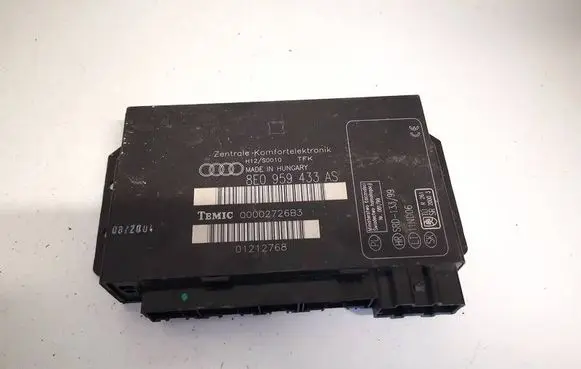 Audi A4 S4 B6 8E 8H Comfort/convenience module 8e0959433as