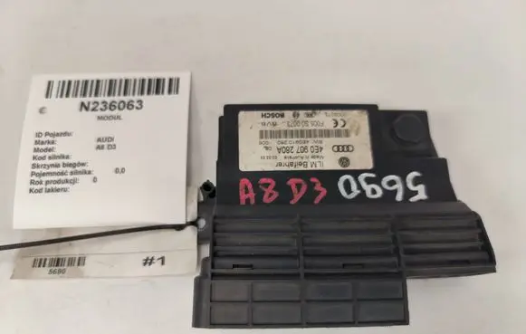 Audi A8 S8 D3 4E Power management control unit 4E0907280A F005S00073 4E0910280