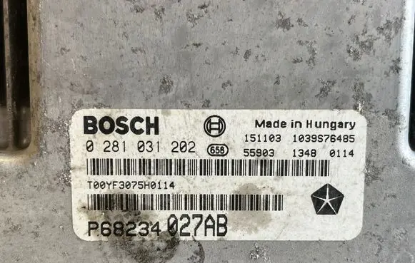 Jeep Cherokee Engine control unit/module 0281031202 68234027AB