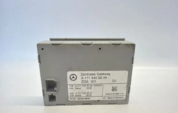 Mercedes-Benz SLK R171 Gateway control module A1715409245 A1714420027 A2115408245