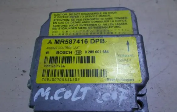 Mitsubishi Colt Airbag control unit/module mr587416dpb 0285001684
