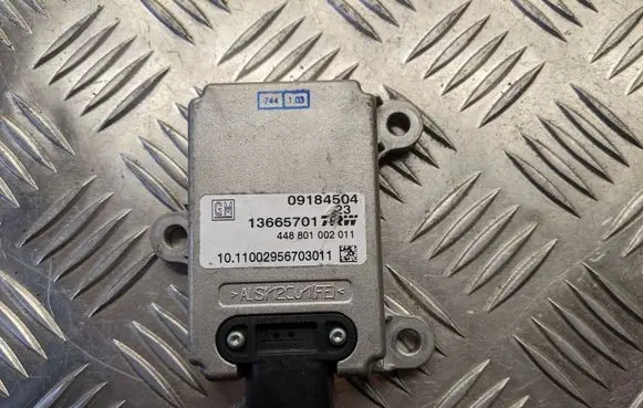 Opel Signum ESP acceleration yaw rate sensor 13665701 09184504