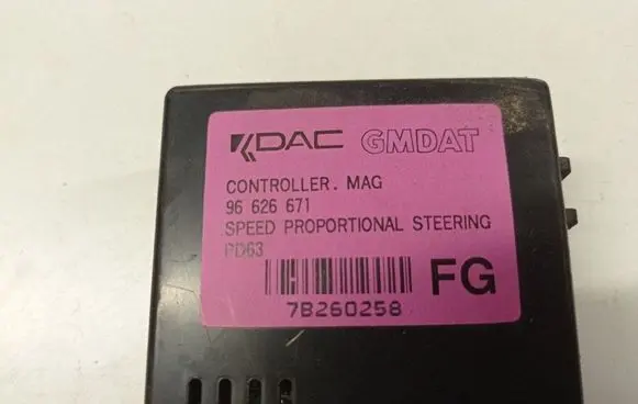 Opel Antara Power steering control unit/module 96626671 7B260258