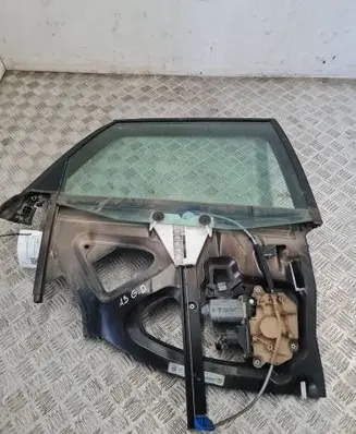 Rear door window regulator with motor