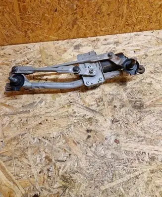 Front wiper linkage and motor