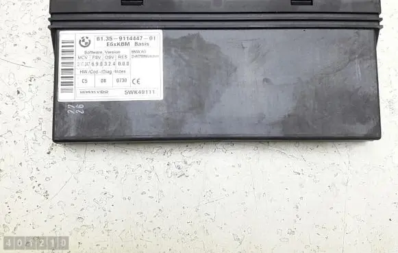 BMW M5 Engine control unit/module 9114447