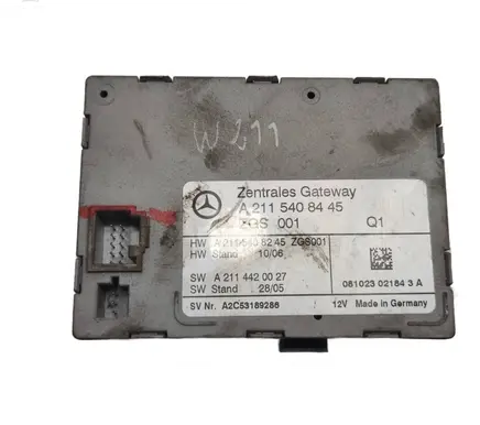 Mercedes-Benz E W211 Gateway control module A2115408445 A2114420027 A2115408245