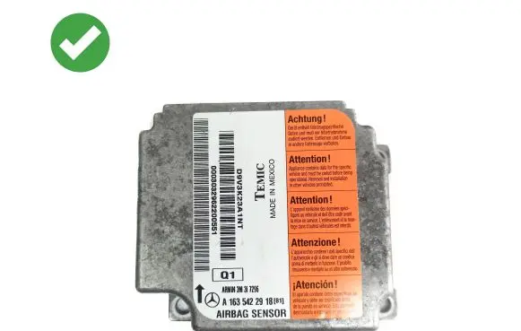Mercedes-Benz ML W163 Airbag control unit/module A1635422918 A163542291881