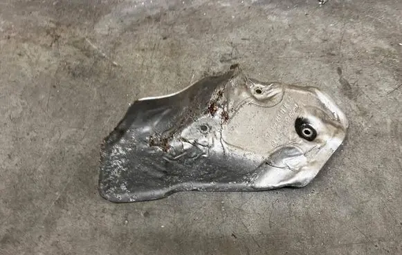 Mercedes-Benz GL X166 Heat shield in engine bay A1662411934