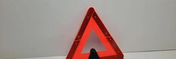 Emergency warning sign