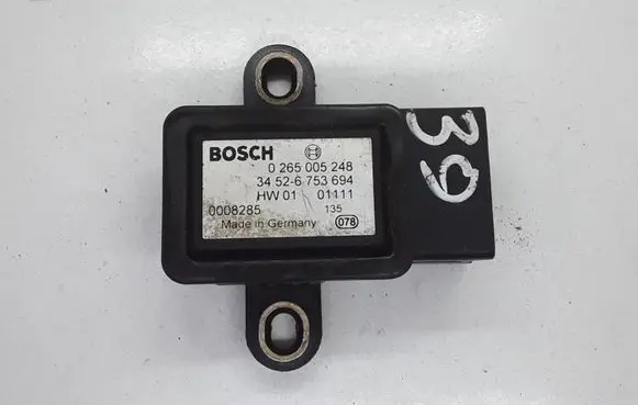 BMW 5 E39 ESP acceleration yaw rate sensor 34526753694 6753694 0265005248