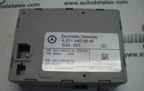 Mercedes-Benz E W211 Gateway control module A2115405645