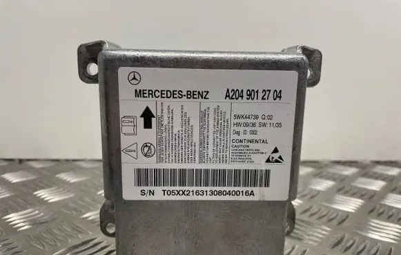 Mercedes-Benz C W204 Airbag control unit/module A2049012704
