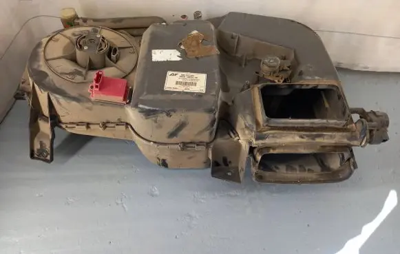 Interior heater climate box assembly
