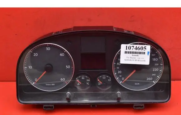 Volkswagen Cross Touran I Speedometer (instrument cluster) 1T0920864A