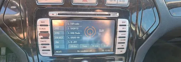 Ford Mondeo MK IV Radio/CD/DVD/GPS head unit 7S7T18K931BL 7612300534
