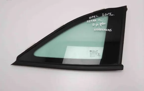 Opel Astra K Rear vent window glass 43R011583 39045687