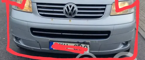 Volkswagen Transporter - Caravelle T5 Front bumper LA7W