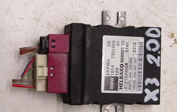 BMW X3 F25 Fuel pump relay 7301554