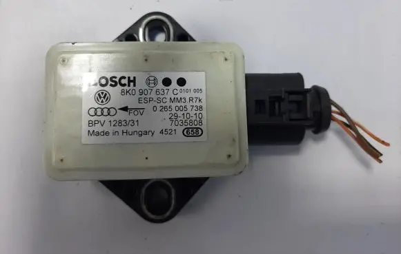 ESP acceleration yaw rate sensor