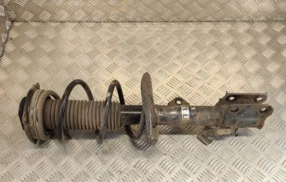 Front shock absorber with coil spring