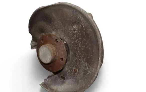 Rear wheel hub spindle/knuckle