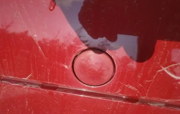 Citroen C3 Rear bumper row hook cap/cover 