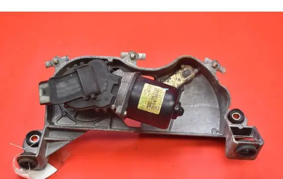 Front wiper linkage and motor