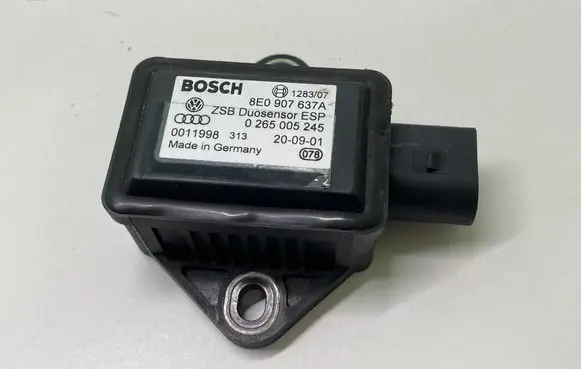 Audi A8 S8 D3 4E ESP acceleration yaw rate sensor 8E0907637A 0265005245 0011998