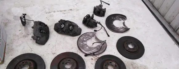 Audi A5 Brake discs and calipers set 8W0616105EF