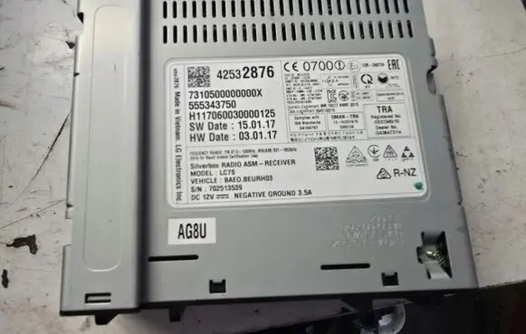 Opel Astra K Navigation unit CD/DVD player 42532876